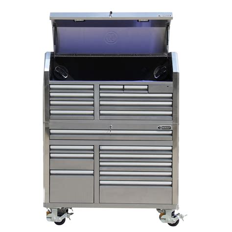 kobalt 18-drawer stainless steel tool cabinet|kobalt stainless steel roller cabinet.